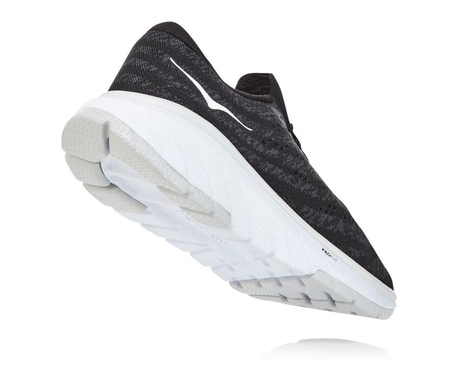 Hoka One One Bezecke Topanky Damske Čierne/Biele - Cavu 3 - 10837-VWXM